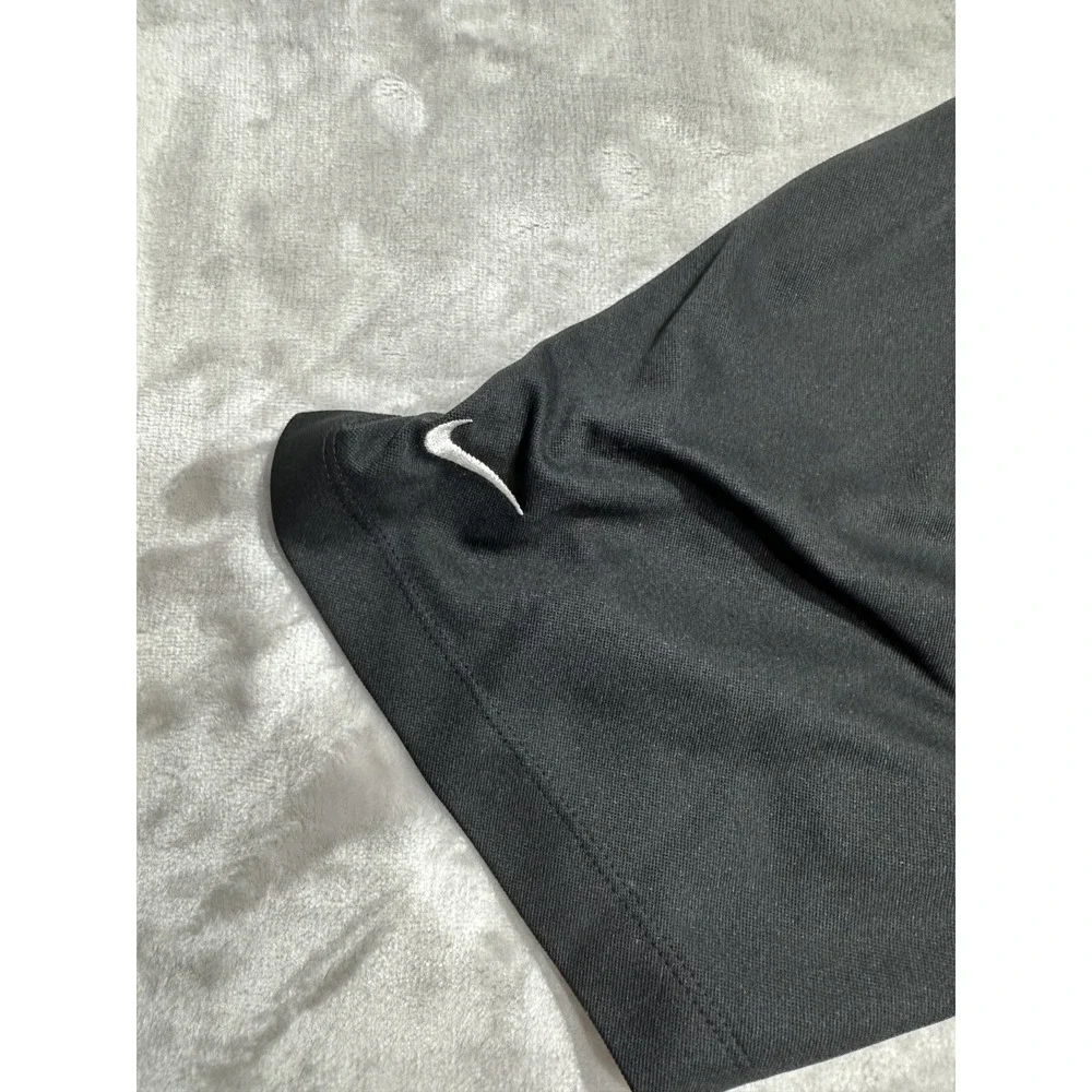 Nike Golf Polo Men's Size Large Dri-Fit Black Renwood Golf Course Short‎ Sleeve